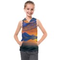 Glorious Sunset Kids  Sleeveless Hoodie View1