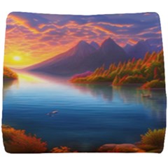 Immaculate Sunset Seat Cushion by GardenOfOphir