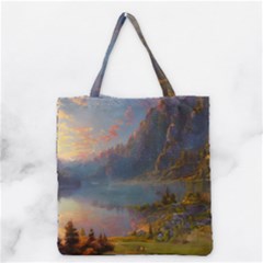 Marvelous Sunset Grocery Tote Bag by GardenOfOphir