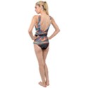 Opulent Sunset Cross Front Low Back Swimsuit View2