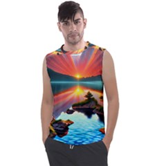 Gorgeous Sunset Men s Regular Tank Top by GardenOfOphir