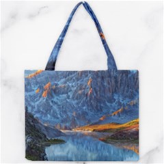 Majestic Lake Landscape Mini Tote Bag by GardenOfOphir