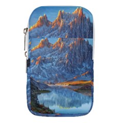 Majestic Lake Landscape Waist Pouch (large) by GardenOfOphir