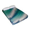 Beautiful Abstract Pastel Ocean Waves Fitted Sheet (Full/ Double Size) View2