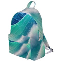 Beautiful Abstract Pastel Ocean Waves The Plain Backpack by GardenOfOphir