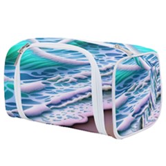 Shore Blue Ocean Waves Toiletries Pouch by GardenOfOphir