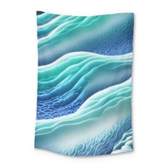 Pastel Beach Wave I Small Tapestry by GardenOfOphir