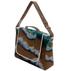 Abstract Waves Summertime On The Sea Box Up Messenger Bag by GardenOfOphir