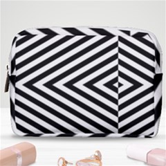 Abstract Lines Pattern Art Design Background Make Up Pouch (medium) by Ravend