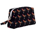 Background Pattern Chicken Fowl Cockerel Livestock Wristlet Pouch Bag (Large) View1