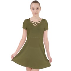 Antique Bronze Green	 - 	caught In A Web Dress by ColorfulDresses