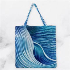 Summertime On The Sea Grocery Tote Bag by GardenOfOphir