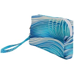 Sea Of Blue Wristlet Pouch Bag (small) by GardenOfOphir