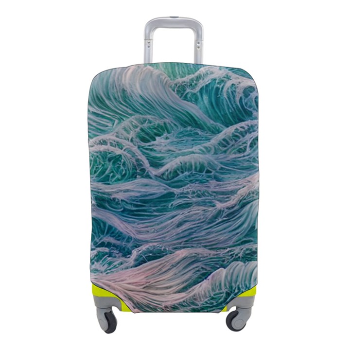 Waves Of The Ocean Ii Luggage Cover (Small)