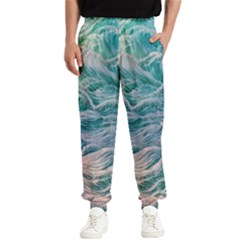 Waves Of The Ocean Ii Men s Elastic Waist Pants by GardenOfOphir