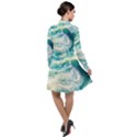 The Endless Sea Long Sleeve Chiffon Shirt Dress View2