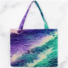 Pastel Hues Ocean Waves Mini Tote Bag by GardenOfOphir