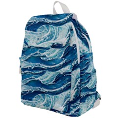 Summer Ocean Waves Top Flap Backpack by GardenOfOphir