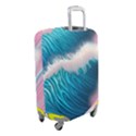 Pink Sea Water Luggage Cover (Small) View2