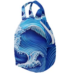 Watercolor Wave Travel Backpacks by GardenOfOphir