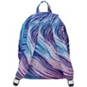 Abstract Pastel Ocean Waves The Plain Backpack View3