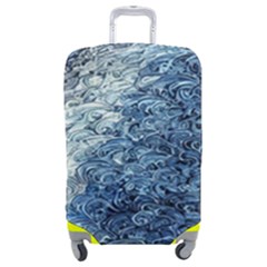 Waves Of The Ocean Luggage Cover (medium) by GardenOfOphir