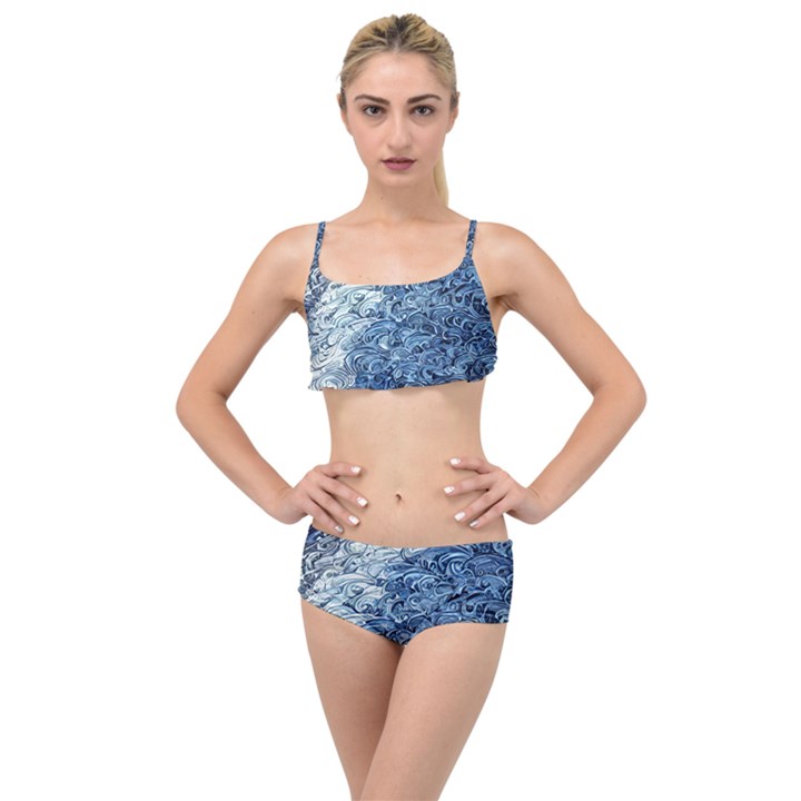 Waves Of The Ocean Layered Top Bikini Set