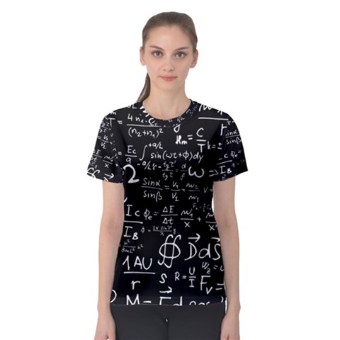 E=mc2 Text Science Albert Einstein Formula Mathematics Physics Women s Sport Mesh Tee by Jancukart