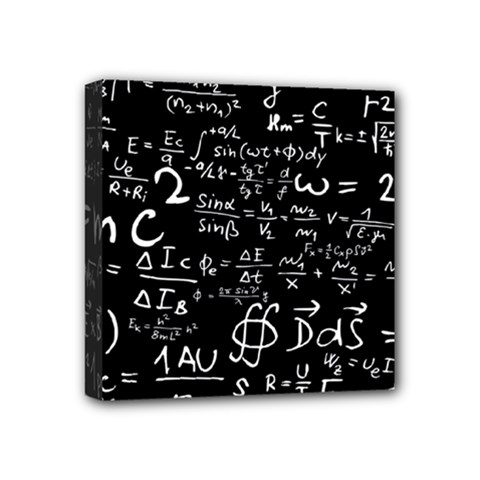 E=mc2 Text Science Albert Einstein Formula Mathematics Physics Mini Canvas 4  X 4  (stretched) by Jancukart