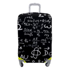 E=mc2 Text Science Albert Einstein Formula Mathematics Physics Luggage Cover (small) by Jancukart