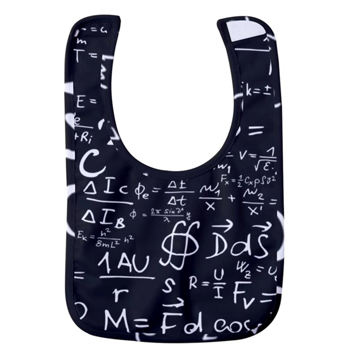 E=mc2 Text Science Albert Einstein Formula Mathematics Physics Baby Bib