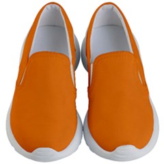 Heat Wave Orange	 - 	lightweight Slip Ons by ColorfulShoes