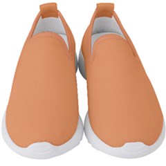 Cantaloupe Orange	 - 	slip On Sneakers by ColorfulShoes