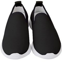 Eerie Black	 - 	slip On Sneakers by ColorfulShoes