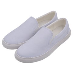 Brilliant White	 - 	canvas Slip Ons by ColorfulShoes