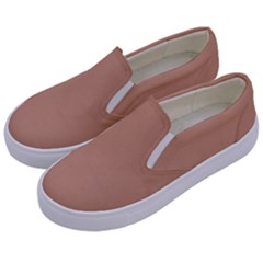 Toast Brown	 - 	canvas Slip Ons by ColorfulShoes