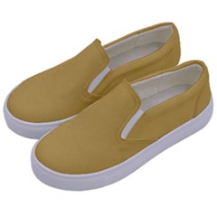 Trombone Yellow	 - 	canvas Slip Ons by ColorfulShoes