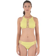 Daffodil Yellow	 - 	perfectly Cut Out Bikini Set by ColorfulSwimWear