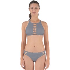 Titanium	 - 	perfectly Cut Out Bikini Set by ColorfulSwimWear