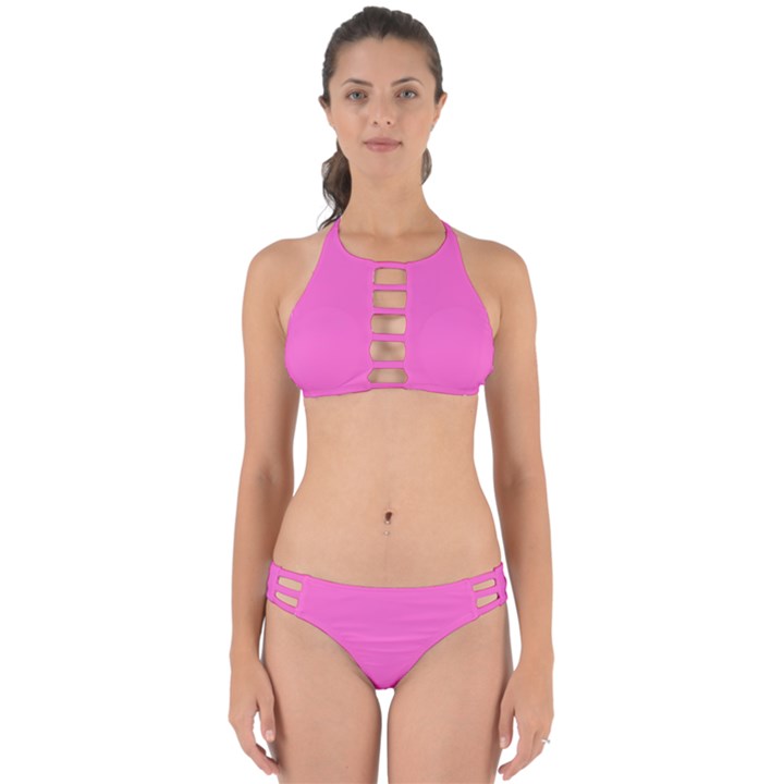 Rose Pink	 - 	Perfectly Cut Out Bikini Set