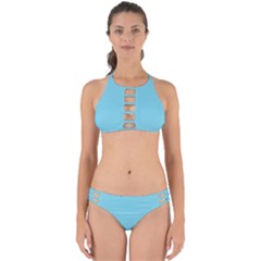 Middle Blue	 - 	perfectly Cut Out Bikini Set by ColorfulSwimWear