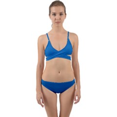 Nebulas Blue	 - 	wrap Around Bikini Set by ColorfulSwimWear