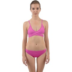 Creamy Pink	 - 	wrap Around Bikini Set by ColorfulSwimWear