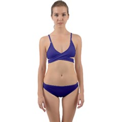 Blue Whale	 - 	wrap Around Bikini Set by ColorfulSwimWear