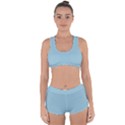 Aqua Marine Blue	 - 	Racerback Boyleg Bikini Set View1