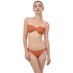 Halloween Orange	 - 	classic Bandeau Bikini Set by ColorfulSwimWear