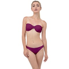 Plum Pie	 - 	classic Bandeau Bikini Set by ColorfulSwimWear