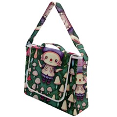 Toadstool Mushrooms Box Up Messenger Bag by GardenOfOphir