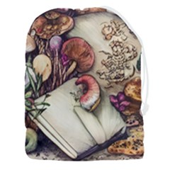 Toadstools And Charms For Necromancy And Conjuration Drawstring Pouch (3xl) by GardenOfOphir