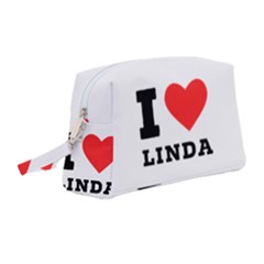 I Love Linda  Wristlet Pouch Bag (medium) by ilovewhateva